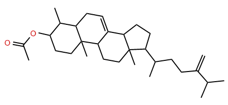 4-Methylergosta-7,24(28)-dien-3-yl acetate
